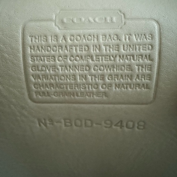 040 BGS: Coach shoulder bag - Picture 8 of 8